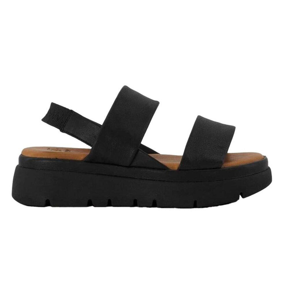 Dune London Womens/Ladies Location Leather Sandals / Black